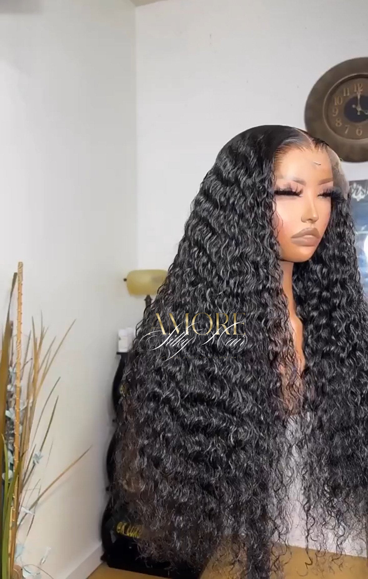 Transparent Water Wave Wig